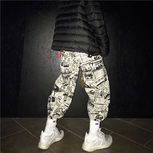 "NEWSPAPER" HIP HOP MESOL PANTS