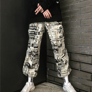 "NEWSPAPER" HIP HOP MESOL PANTS