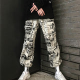 "NEWSPAPER" HIP HOP MESOL PANTS