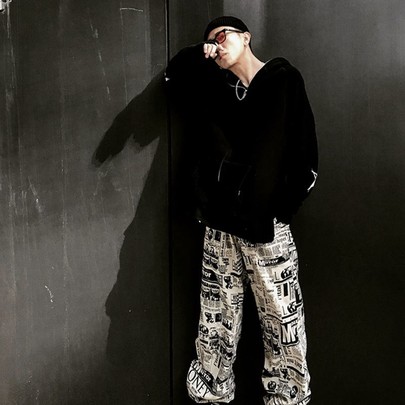 "NEWSPAPER" HIP HOP MESOL PANTS