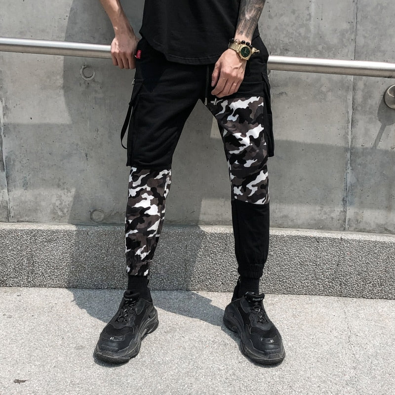 "BE YOURSELF" CAMO MESOL PANTS