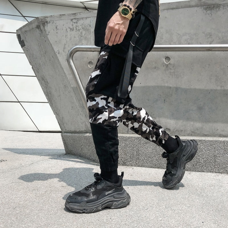 "BE YOURSELF" CAMO MESOL PANTS