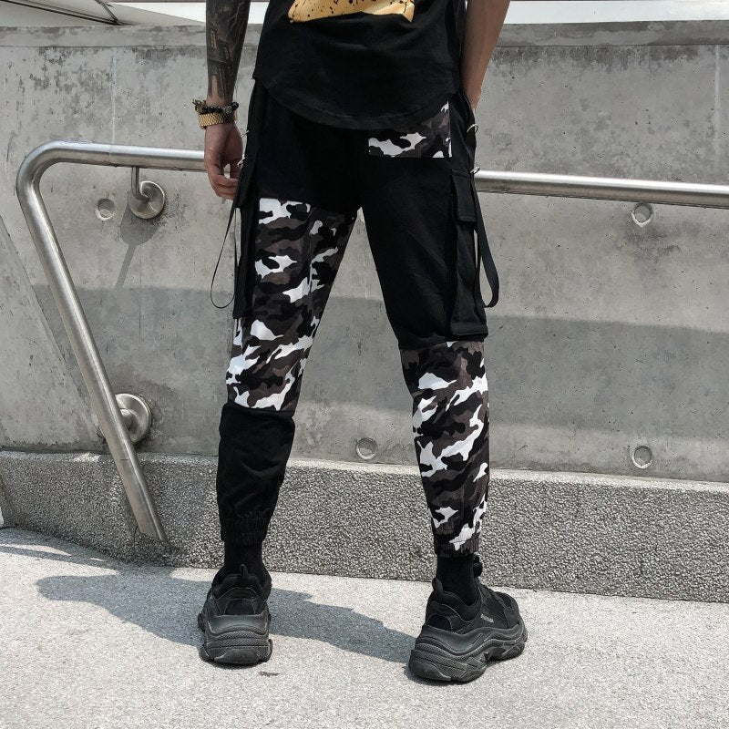 "BE YOURSELF" CAMO MESOL PANTS
