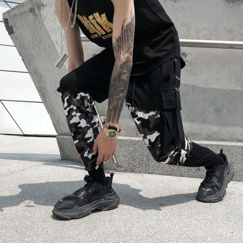 "BE YOURSELF" CAMO MESOL PANTS