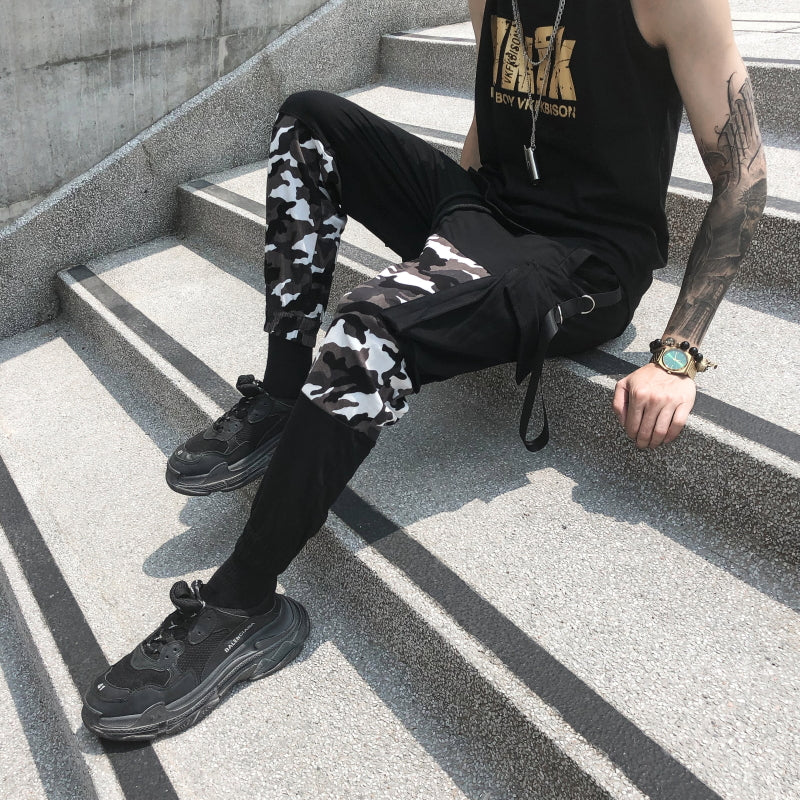 "BE YOURSELF" CAMO MESOL PANTS