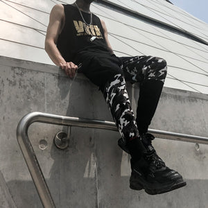 "BE YOURSELF" CAMO MESOL PANTS