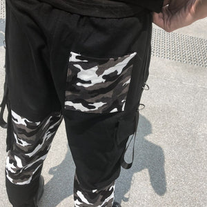"BE YOURSELF" CAMO MESOL PANTS