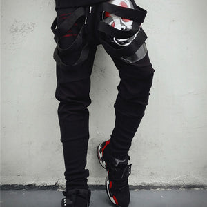 "CLOWN MASK" ELASTIC PANTS