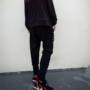 "CLOWN MASK" ELASTIC PANTS