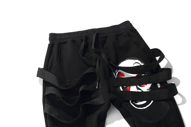 "CLOWN MASK" ELASTIC PANTS
