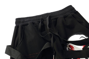"CLOWN MASK" ELASTIC PANTS