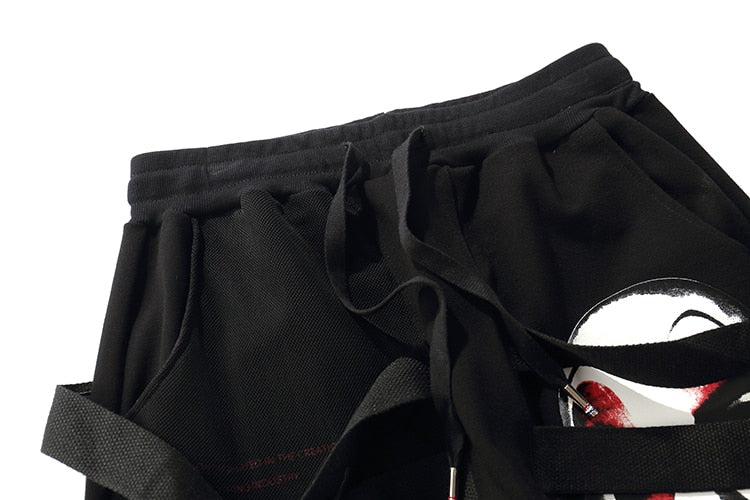 "CLOWN MASK" ELASTIC PANTS