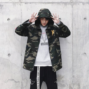 "X MAN" Camo Mesol Jacket