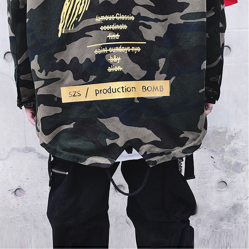 "X MAN" Camo Mesol Jacket