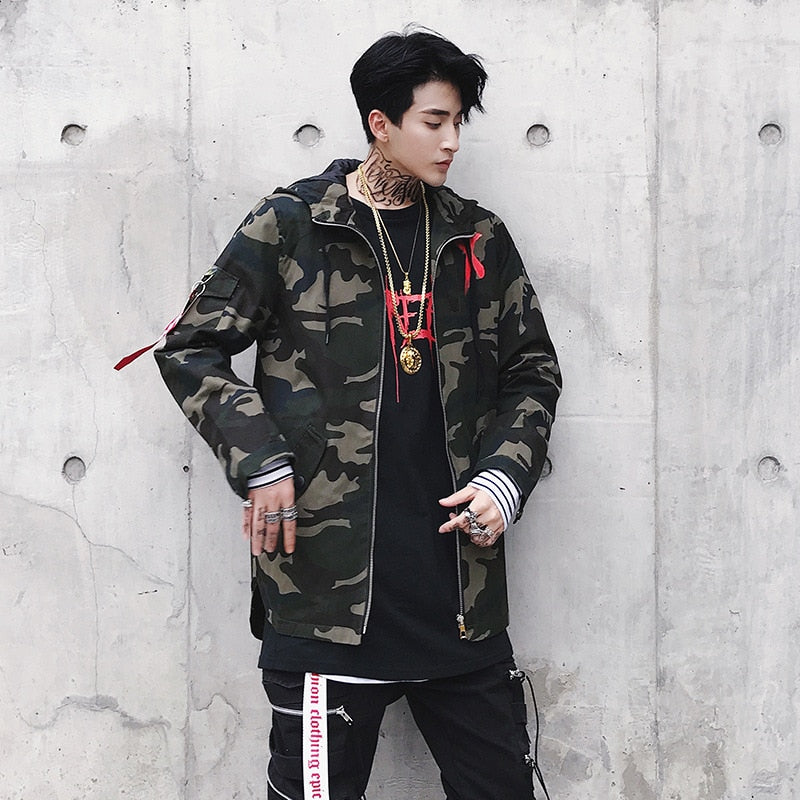 "X MAN" Camo Mesol Jacket