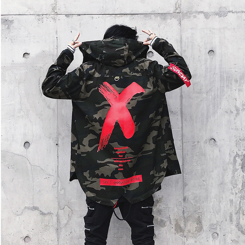 "X MAN" Camo Mesol Jacket