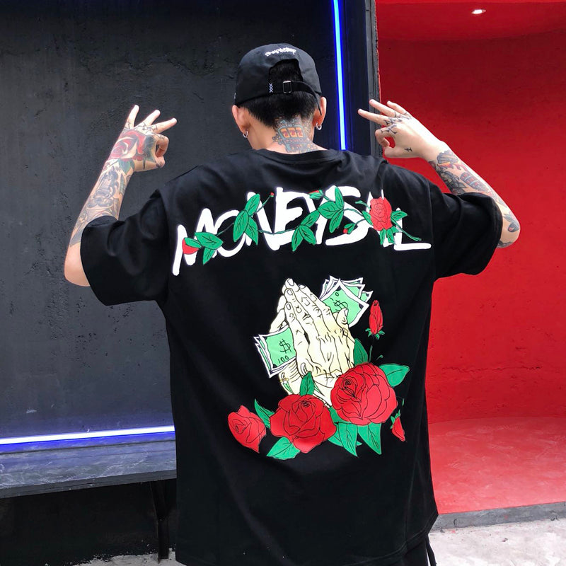"BJ2" Red Rose Tee
