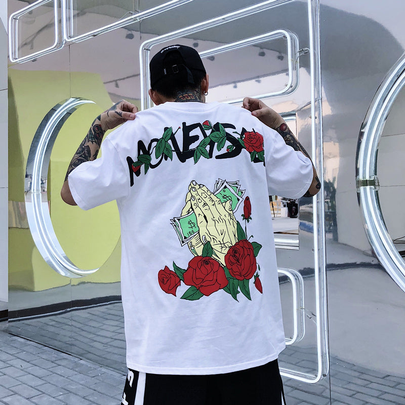 "BJ2" Red Rose Tee