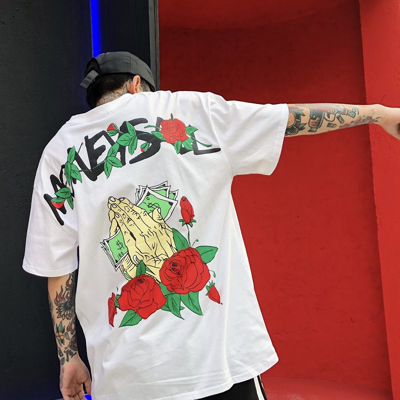 "BJ2" Red Rose Tee