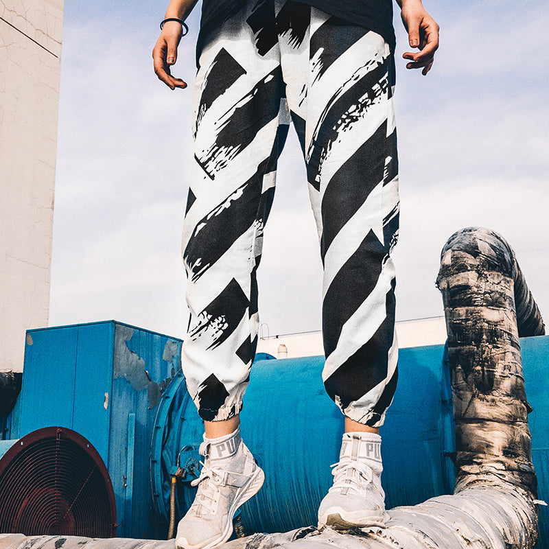 "ZEBRA" MESOL STRIPED PANTS