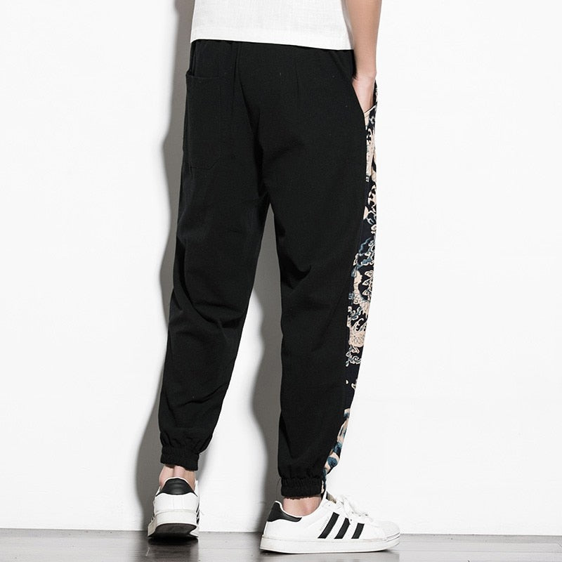 "HALF STYLE" DRAGON JOGGER PANTS