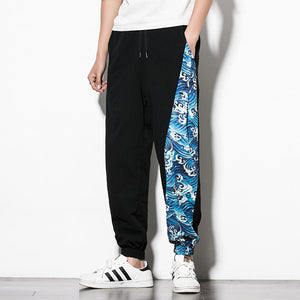 "HALF STYLE" DRAGON JOGGER PANTS