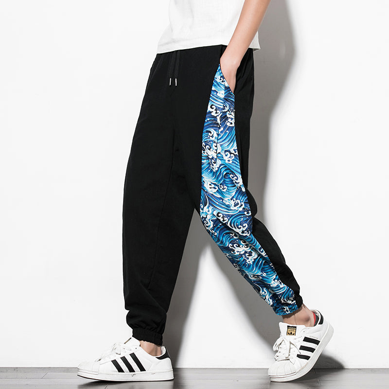 "HALF STYLE" DRAGON JOGGER PANTS