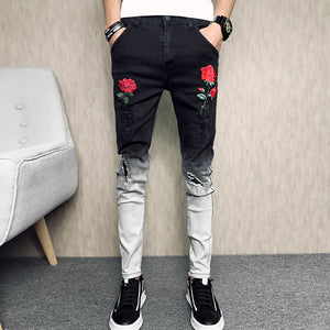 "RED ROSE" SLIM MESOL JEANS