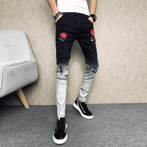 "RED ROSE" SLIM MESOL JEANS