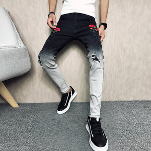 "RED ROSE" SLIM MESOL JEANS