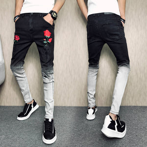 "RED ROSE" SLIM MESOL JEANS