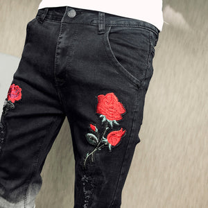 "RED ROSE" SLIM MESOL JEANS