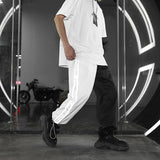 "BLACK/WHITE" MESOL SWEATPANTS