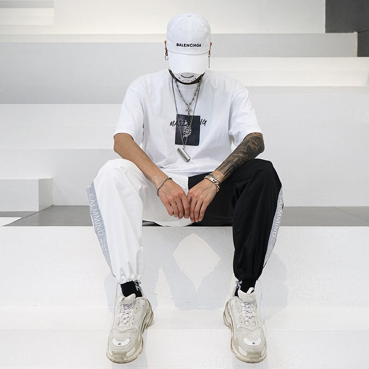 "BLACK/WHITE" MESOL SWEATPANTS