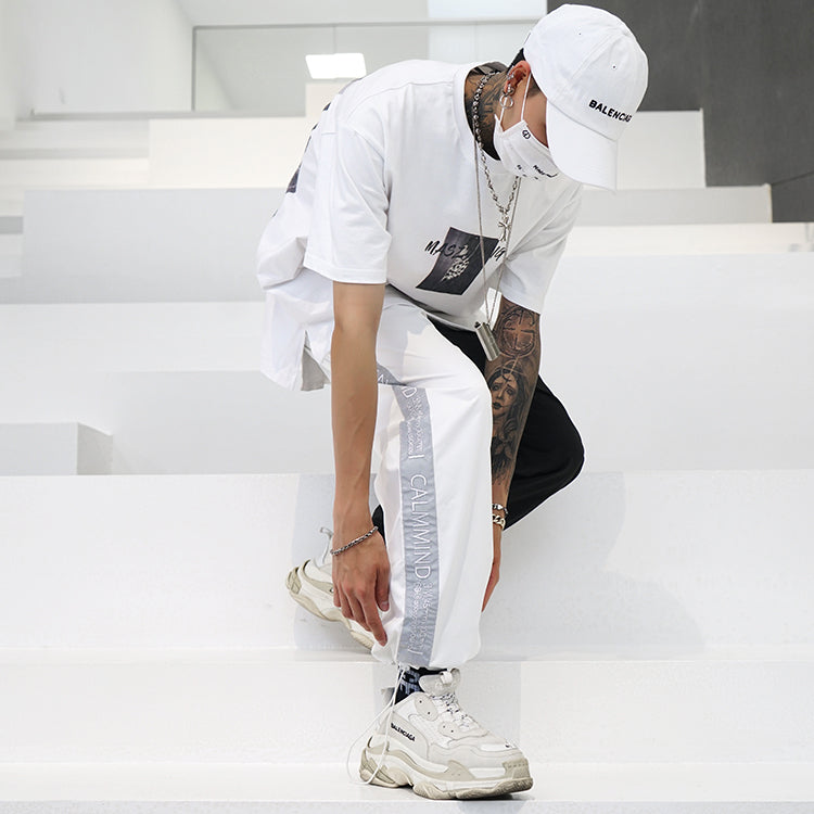 "BLACK/WHITE" MESOL SWEATPANTS