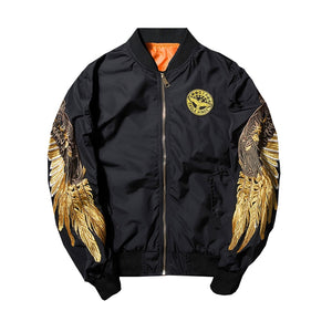 "ROAD ANGLES" Bomber Jacket