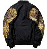 "ROAD ANGLES" Bomber Jacket