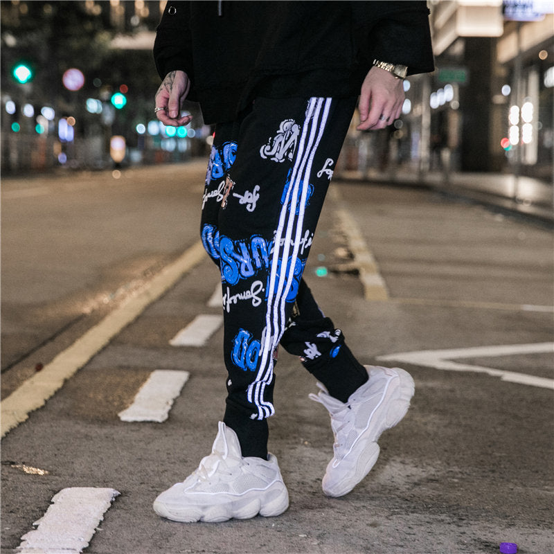 "RAFFA" CAMO COTTON PANTS