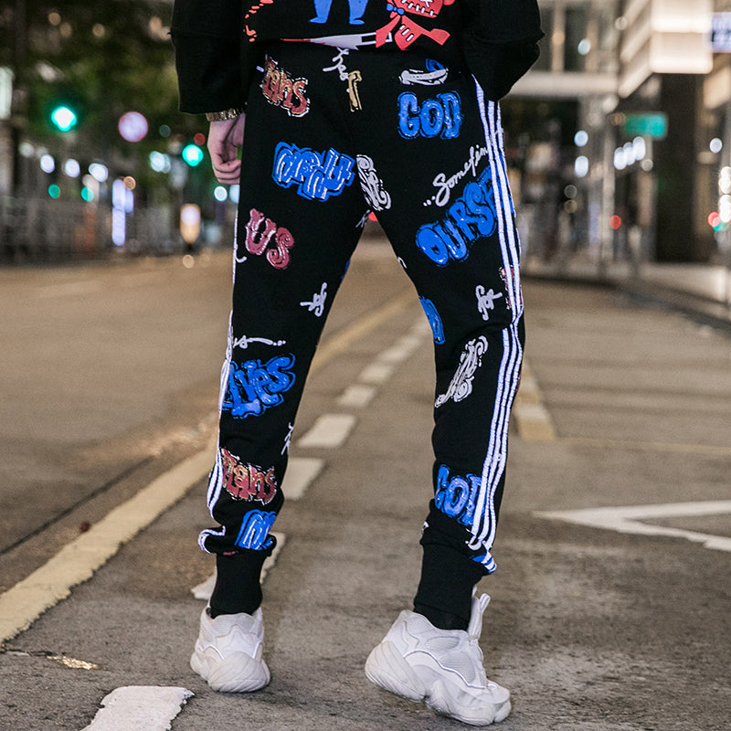 "RAFFA" CAMO COTTON PANTS