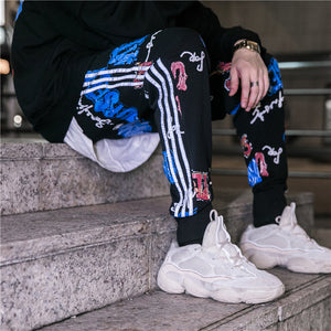 "RAFFA" CAMO COTTON PANTS