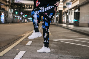 "RAFFA" CAMO COTTON PANTS