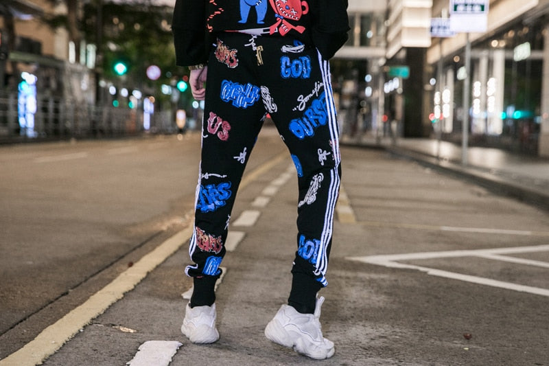 "RAFFA" CAMO COTTON PANTS