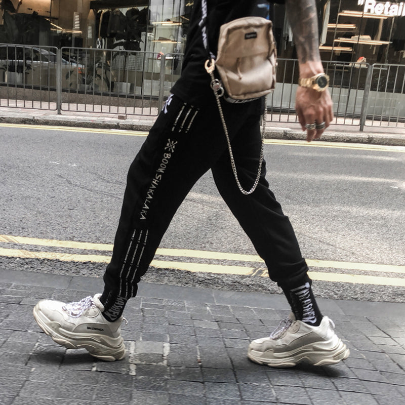 "BLACK FLAG" MESOL COTTON PANTS
