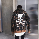 "X SKULL" HOODIE