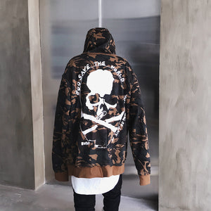 "X SKULL" HOODIE