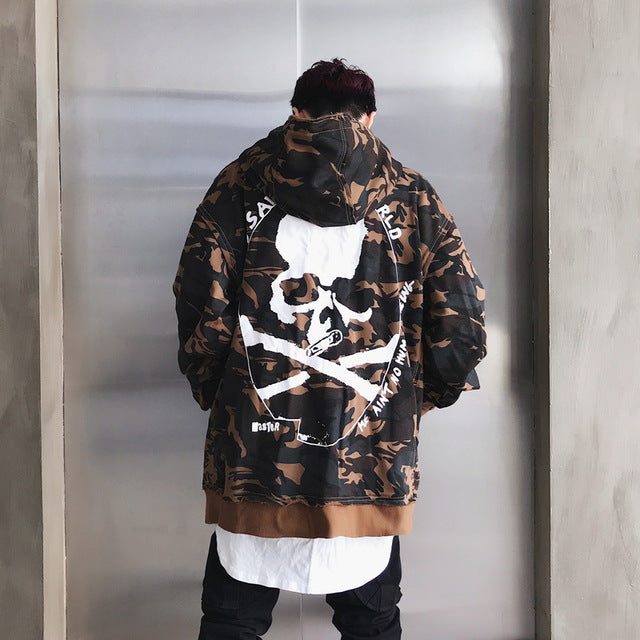 "X SKULL" HOODIE