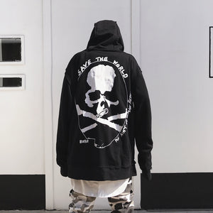 "X SKULL" HOODIE