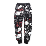 "LOVE SKULL" MESOL ELASTIC PANTS