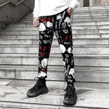 "LOVE SKULL" MESOL ELASTIC PANTS