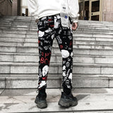 "LOVE SKULL" MESOL ELASTIC PANTS